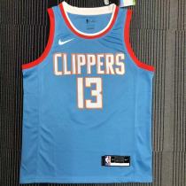Paul George Men's Blue Swingman Team Jersey  - City Edition
