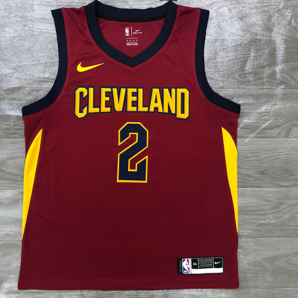 Men's Kyrie Irving Maroon Swingman Player Jersey - Icon Edition