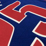 Men's Derrick Rose Blue Team Jersey - 75th Anniversary Edition