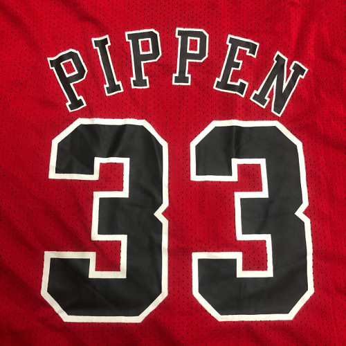 Scottie Pippen Men's Red Player Jersey - Throwback Edition