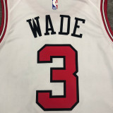 Men's Dwyane Wade White Swingman Player Jersey - Association Edition