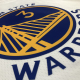 Men's Jordan Poole White Team Jersey - 75th Anniversary Edition