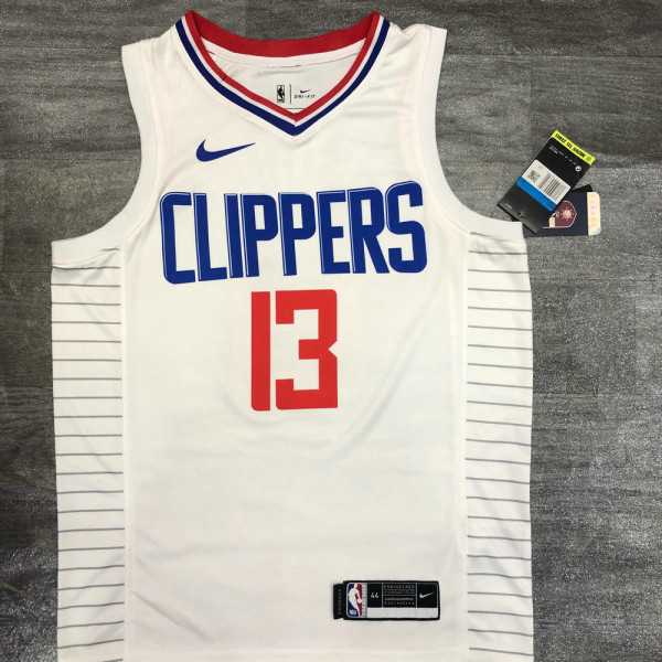 Men's Paul George White 2020-21 Player Jersey - Association Edition