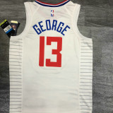 Men's Paul George White 2020-21 Player Jersey - Association Edition