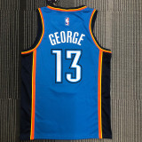 Paul George Men's Blue Swingman Team Jersey - Icon Edition