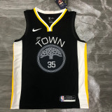 Men's Kevin Durant V-neck Black Player Jersey - Statement Edition