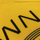 Men's Kevin Durant V-neck Yellow Player Jersey - Statement Edition