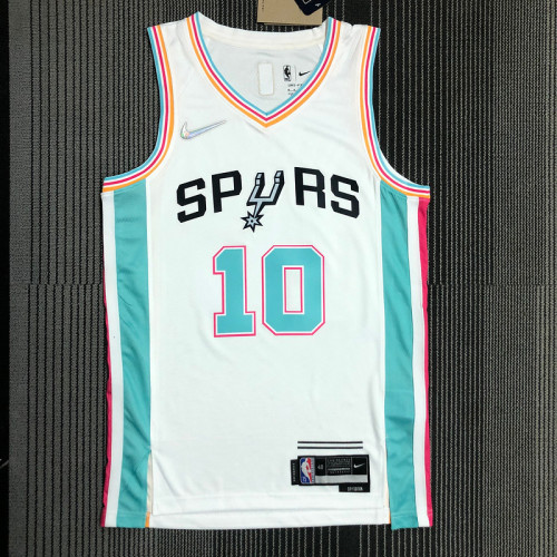 Men's Demar DeRozan White Team Jersey - 75th Anniversary City Edition