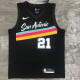 Men's Tim Duncan 2020 Black Swingman Player Jersey – City Edition