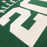 Ray Allen Men's Green Player Jersey- Icon Edition