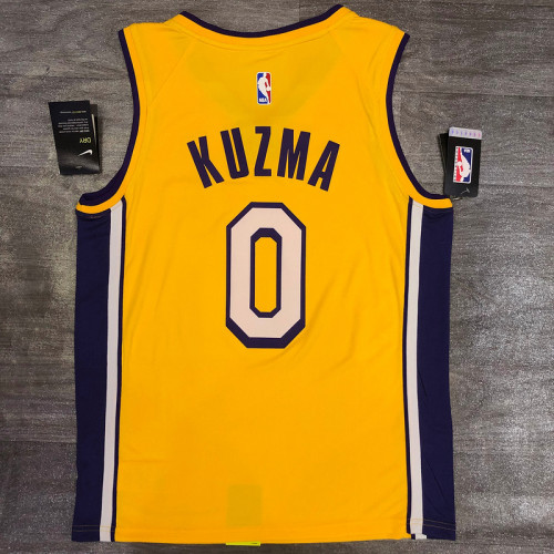 Kyle Kuzma Men's Yellow Player Jersey - Retro Classic Edition