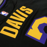 Men's Anthony Davis 2020-21 Black Swingman Player Jersey - Noche Latina