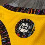 Men's Kevin Durant Yellow Swingman Player Jersey - Spread Love