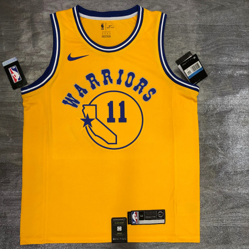 Klay Thompson Men's Yellow Player Jersey - Classic Edition