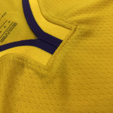Carmelo Anthony Men's Yellow Swingman Team Jersey - City Edition