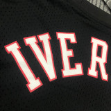 Allen Iverson Men's Black Player Jersey - Throwback Edition