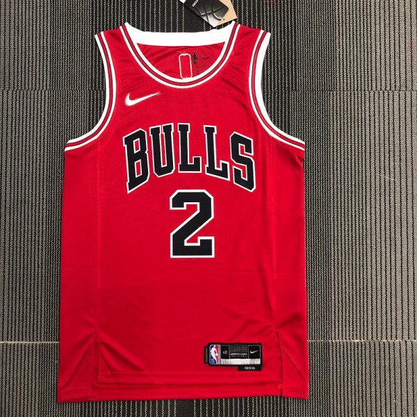 Men's Lonzo Ball Red Team Jersey - 75th Anniversary Edition