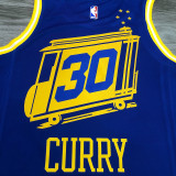 Stephen Curry Men's Blue Player Jersey - Classic Edition