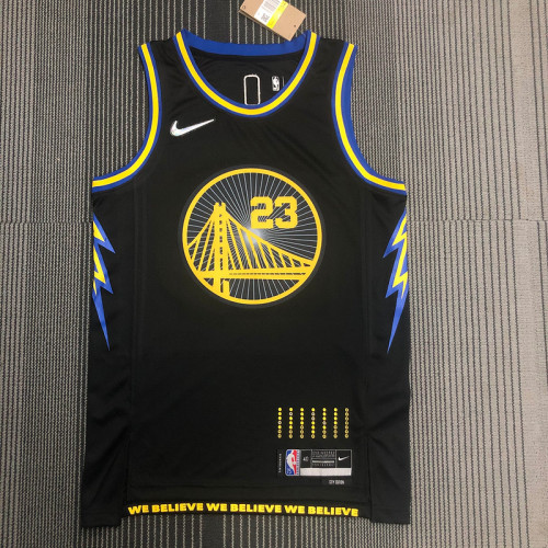 Men's Draymond Green Black Team Jersey - 75th Anniversary City Edition
