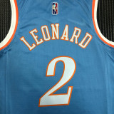 Men's Kawhi Leonard Blue Team Jersey - 75th Anniversary City Edition