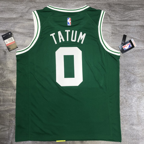 Jayson Tatum Men's Green Player Jersey- Icon Edition