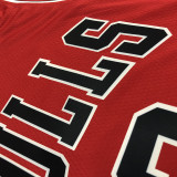 Lonzo Ball Men's Red Swingman Team Jersey - Icon Edition
