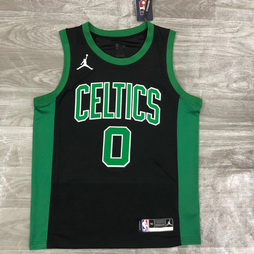 Men's Jayson Tatum Black 2020-21 Swingman Player Jersey - Statement Edition