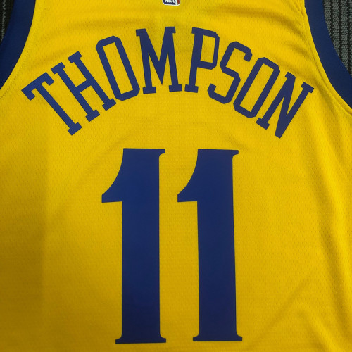 Men's Klay Thompson Yellow Swingman Player Jersey – City Edition