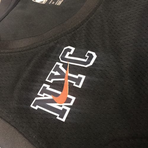 Julius Randle Men's Black Swingman Team Jersey - City Edition