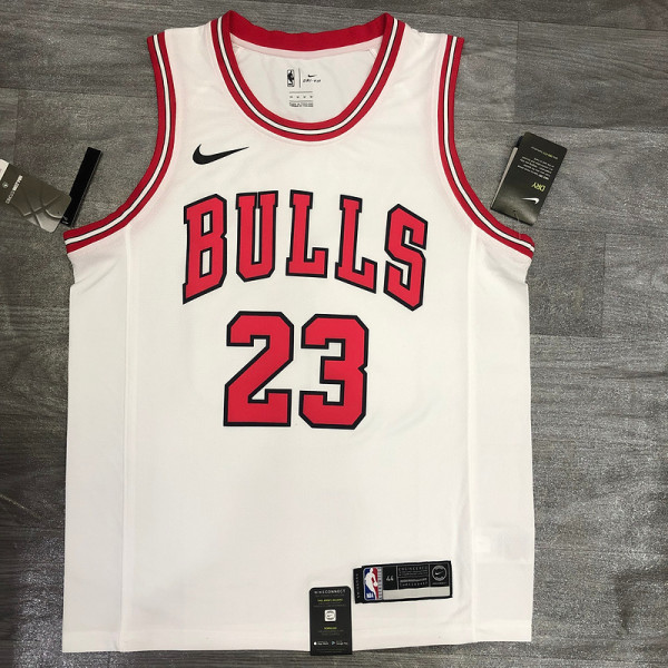 Michael Jordan Men's White Player Jersey - Classic Edition