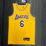 Men's LeBron James Yellow Team Jersey - 75th Anniversary Edition