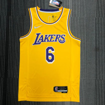 Men's LeBron James Yellow Team Jersey - 75th Anniversary Edition