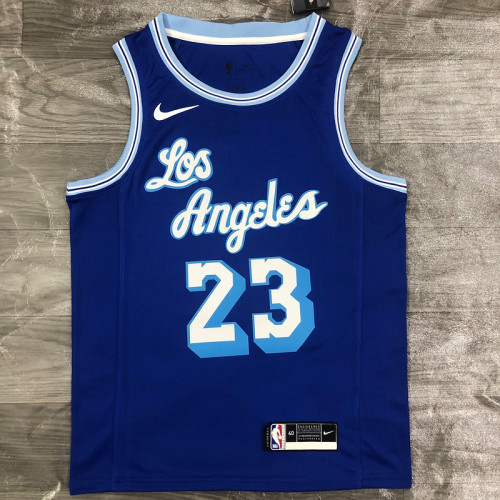 Men's LeBron James Royal Retro Classics 2020-21 Swingman Player Jersey - Classic Edition