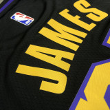Men's LeBron James 2020-21 Black Swingman Player Jersey - Noche Latina