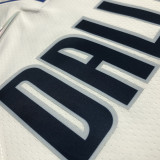 Men's Dirk Nowitzki White Team Jersey - 75th Anniversary Edition