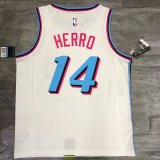 Tyler Herro White Men's Player Jersey