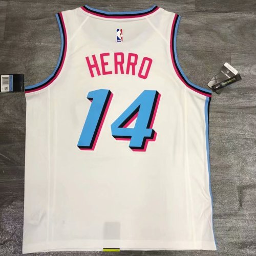 Tyler Herro White Men's Player Jersey