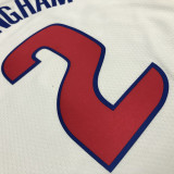Men's Cade Parker Cunningham White Team Jersey - 75th Anniversary Edition