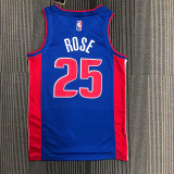 Men's Derrick Rose Blue Team Jersey - 75th Anniversary Edition