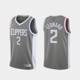 Men's Kawhi Leonard Gray 2020-21 Swingman Player Jersey – Earned Edition