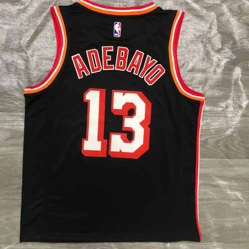 Men's Bam Adebayo Black Classics Swingman Player Jersey
