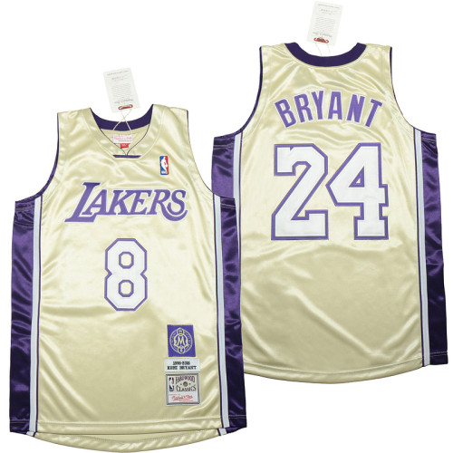 Kobe Bryant Gold Hall of Fame Class of 2020 #24 Authentic Retro Classics Jersey