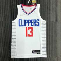 Men's Paul George White Team Jersey - 75th Anniversary Edition