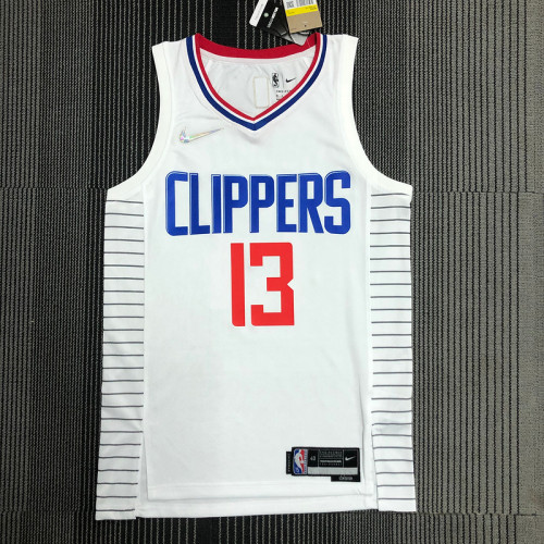 Men's Paul George White Team Jersey - 75th Anniversary Edition
