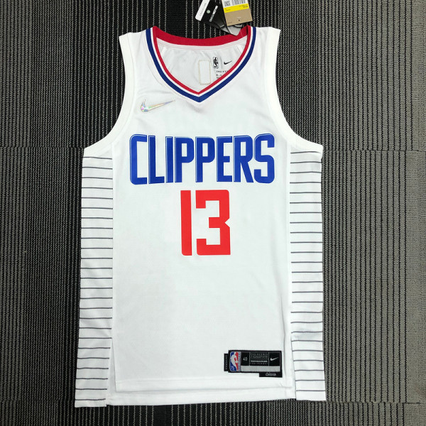 Men's Paul George White Team Jersey - 75th Anniversary Edition