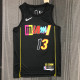 Men's Bam Adebayo Black Team Jersey - 75th Anniversary City Edition