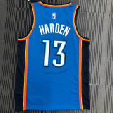James Harden Men's Blue Swingman Team Jersey - Icon Edition