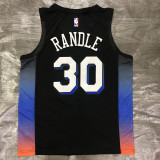Julius Randle Men's Black Swingman Team Jersey - City Edition