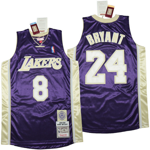 Kobe Bryant Purple Hall of Fame Class of 2020 #24 Authentic Retro Classics Jersey
