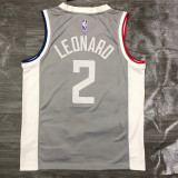 Men's Kawhi Leonard Gray 2020-21 Swingman Player Jersey – Earned Edition